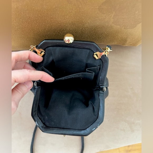 Vintage Rare Tannery West Leather Pouch Bag with Removable Straps - Picture 7 of 10